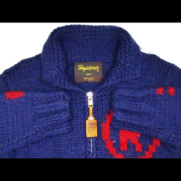 Hysteric Glamour Knit Cowichan Sweater Medium - Picture 5 of 8